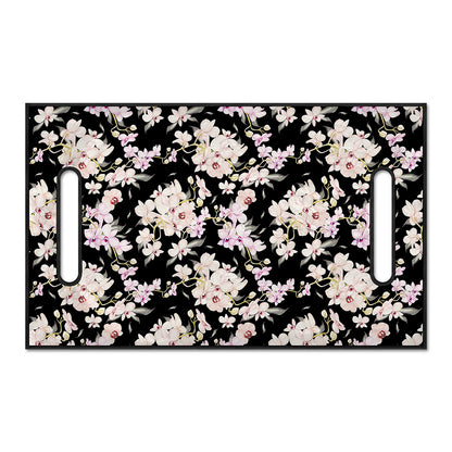 Watercolor Orchid Flower Pattern Print Golf Cart Seat Cover