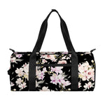 Watercolor Orchid Flower Pattern Print Gym Bag