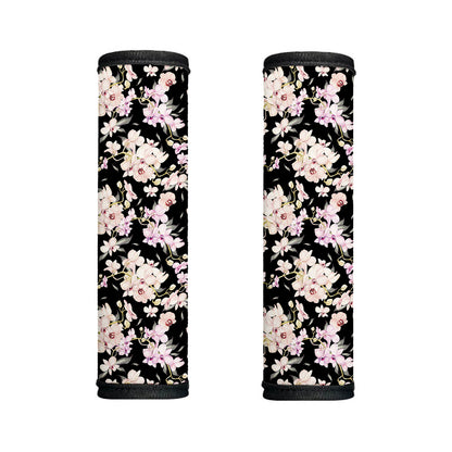 Watercolor Orchid Flower Pattern Print Handle Covers