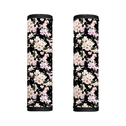 Watercolor Orchid Flower Pattern Print Handle Covers