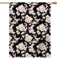 Watercolor Orchid Flower Pattern Print House Flag