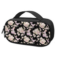 Watercolor Orchid Flower Pattern Print Portable Cooler Travel Case