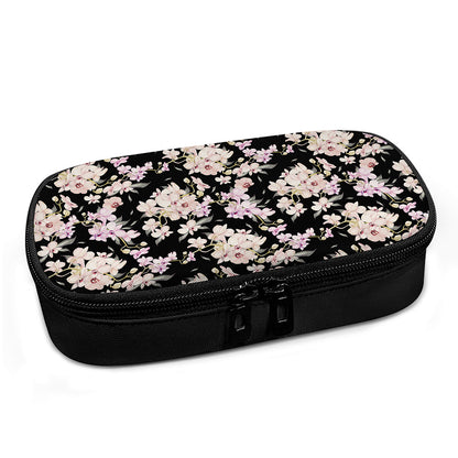 Watercolor Orchid Flower Pattern Print Insulin Cooler Travel Case
