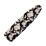 Watercolor Orchid Flower Pattern Print Ironing Board Cover