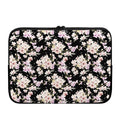Watercolor Orchid Flower Pattern Print Laptop Sleeve