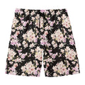 Watercolor Orchid Flower Pattern Print Men's Swim Trunks