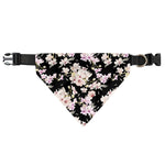 Watercolor Orchid Flower Pattern Print Over The Collar Dog Bandana