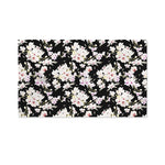 Watercolor Orchid Flower Pattern Print Polyester Flag