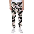 Watercolor Orchid Flower Pattern Print Joggers