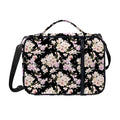 Watercolor Orchid Flower Pattern Print Shoulder Strap Bible Bag