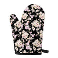 Watercolor Orchid Flower Pattern Print Single Oven Mitt