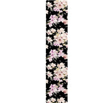 Watercolor Orchid Flower Pattern Print Table Runner