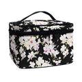 Watercolor Orchid Flower Pattern Print Travel Makeup Bag