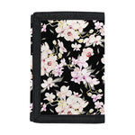Watercolor Orchid Flower Pattern Print Trifold Wallet