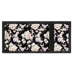 Watercolor Orchid Flower Pattern Print Trifold Wallet