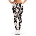 Watercolor Orchid Flower Pattern Print Women's Leggings