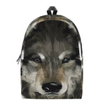 Watercolor Painting Wolf Print Backpack