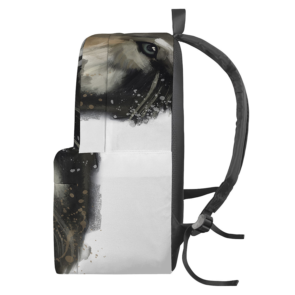 Watercolor Painting Wolf Print Backpack