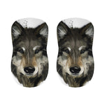 Watercolor Painting Wolf Print Bar Stool Covers