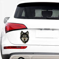 Watercolor Painting Wolf Print Car Sticker
