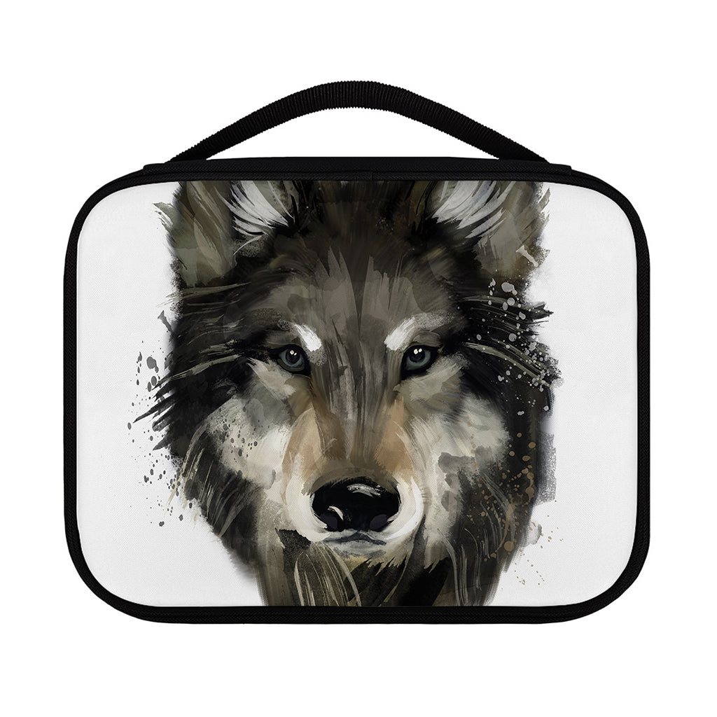Watercolor Painting Wolf Print Classic Bible Case