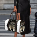 Watercolor Painting Wolf Print Duffle Bag