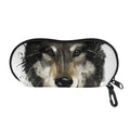 Watercolor Painting Wolf Print Glasses Case