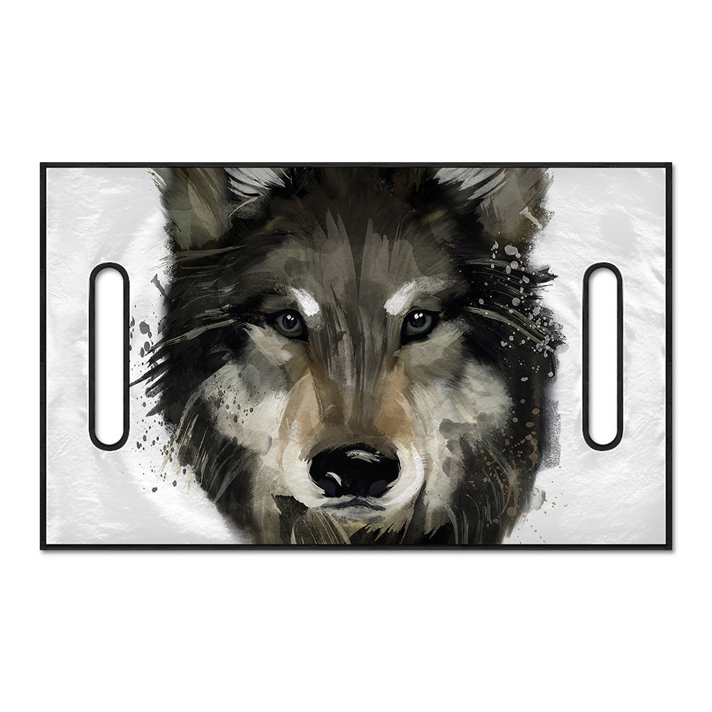 Watercolor Painting Wolf Print Golf Cart Seat Cover