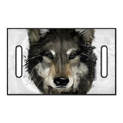 Watercolor Painting Wolf Print Golf Cart Seat Cover