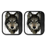 Watercolor Painting Wolf Print Handle Covers