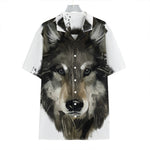 Watercolor Painting Wolf Print Hawaiian Shirt