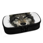 Watercolor Painting Wolf Print Insulin Cooler Travel Case