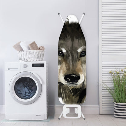 Watercolor Painting Wolf Print Ironing Board Cover