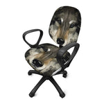 Watercolor Painting Wolf Print Office Chair Cover