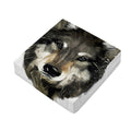 Watercolor Painting Wolf Print Outdoor Seat Cushion Cover