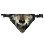 Watercolor Painting Wolf Print Over The Collar Dog Bandana