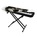 Watercolor Painting Wolf Print Piano Keyboard Cover
