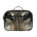 Watercolor Painting Wolf Print Portable Lunch Bag