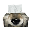 Watercolor Painting Wolf Print Rectangle Tissue Box Cover