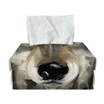 Watercolor Painting Wolf Print Rectangle Tissue Box Cover