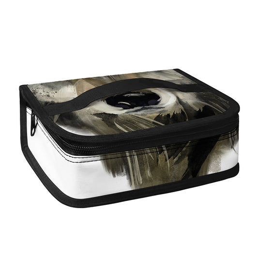 Watercolor Painting Wolf Print Small Lunch Bag