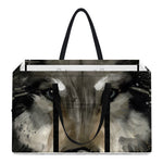 Watercolor Painting Wolf Print Utility Tote Bag
