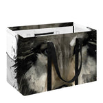 Watercolor Painting Wolf Print Utility Tote Bag