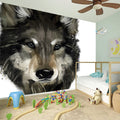 Watercolor Painting Wolf Print Wall Sticker