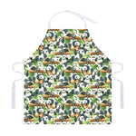 Watercolor Panda Bear Pattern Print Adjustable Apron