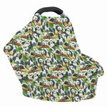 Watercolor Panda Bear Pattern Print Baby Seat Cover