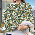 Watercolor Panda Bear Pattern Print Baby Seat Cover