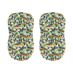 Watercolor Panda Bear Pattern Print Bar Stool Covers