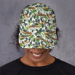 Watercolor Panda Bear Pattern Print Baseball Cap