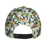 Watercolor Panda Bear Pattern Print Baseball Cap